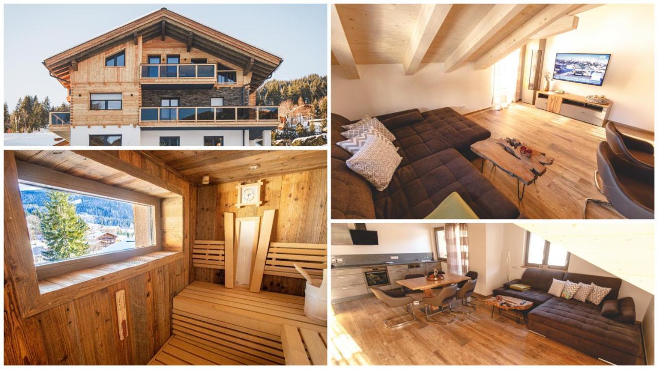 Die Gipfelresidenz - Hinterthal Maria Alm am Steinernen Meer Exteriör bild